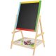Children\'s Double-sided Magnetic Wooden Drawing Board with Accessories, 65cm