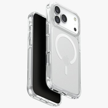 Uniq LifePro Xtreme Magclick Case for iPhone 17 Pro Max, Clear Glitter