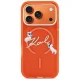 Karl Lagerfeld IML Choupettes Karl Script Logo чехол с MagSafe для iPhone 17 Pro – оранжевый