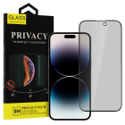 Apple iPhone 14 / 13 / 13 Pro 6.1'' Privātais Aizsargstikls uz Visu Ekrānu | Privacy Tempered Glass Fullscreen Protector