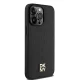 Чехол DKNY для iPhone 15 Pro Max Leather Monogram Pattern MagSafe, черный