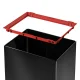 Atkritumu tvertne Hailo Big-Box Swing L, 35 l, melna