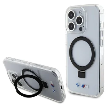 BMW iPhone 15 Pro Max Case Ring Stand M Collection MagSafe, Transparent