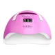 UV/LED лампа для маникюра и педикюра Glow F2 RP 220 W, Розовый металлик (57...
