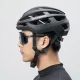 Velosipēda ķivere Rockbros HC-58BK-L 58-61 cm, melna un pelēka