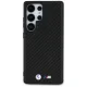 BMW Leather Carbon MagSafe Case for Samsung Galaxy S25 Ultra - Black