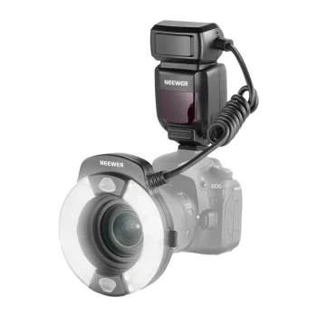 Gredzenveida makro zibspuldze Neewer RF1-C Canon kamerām