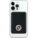 Guess MagSafe bezvadu ārējais akumulators 4G Strassed Metal Logo, 3000mAh, melns