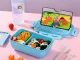 Pusdienu kārbas brokastu konteiners pusdienu galda piederumi ar pudeles komplektu | Lunchbox breakfast container lunch...