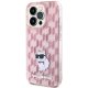 Apple iPhone 15 Plus 6.7\'\' Karl Lagerfeld Monogram Choupette Cover Case, Pink