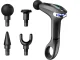 Back and Body Massage Gun with 4 Attachments, 30W, Black