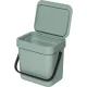 Мусорное ведро Brabantia Sort & Go 3 л, Jade Green