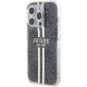 Guess IML 4G zelta svītru korpuss iPhone 15 Pro Max - melns | Gold Stripe case for black