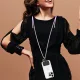 Универсальный ремешок для телефона Guess CBDY Cord, сиреневый