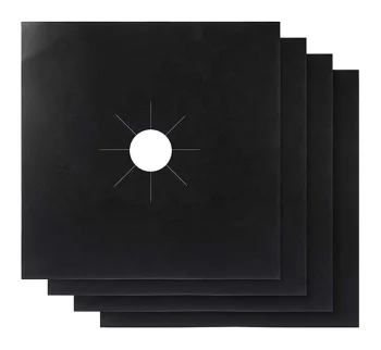 Тефлоновый защитный коврик для газовой плиты, 4 шт. | Teflon Gas Stove Burner...