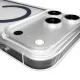Puro iPhone 17 Pro vāciņš Lite Mag, caurspīdīgs ar zilu gredzenu