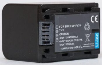 Аккумулятор видеокамеры NP-FV70 для Sony 1500mAh 7.4V