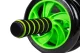 Гимнастический ролик для пресса 4Fizjo AB Wheel, черно-зеленый