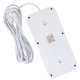 Сетевой фильтр Maclean MCE391 W, 6 розеток, 4x USB, 1x USB-C, 2500W, 3м, Белый