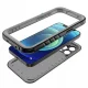Apple iPhone 15 6.1\'\' Tech-Protect ShellBox Waterproof IP68 with MagSafe Book Case Cover, Black | Чехол для...