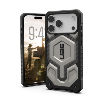 Чехол UAG Monarch Pro MagSafe для iPhone 17 Pro Max – титан