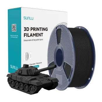 Филамент для 3D-принтера Sunlu PLA+ High-Speed 1.75мм, черный