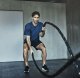 Тренировочный канат 4Fizjo Power Rope 12 м, черный
