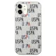 Apple iPhone 12 mini 5.4\'\' US Polo Logo Mania Collection Case Cover (USHCP12SPCUSPA6), White | Чехол Кейс...