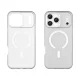 Чехол Magnetic Abrasive для iPhone 17 Pro с MagSafe, матовый белый