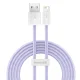 Кабель USB - Lightning Baseus CALD000505 2.4A 2м Фиолетовый