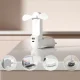Pārnēsājams rokas ventilators Jisulife Life8 Plus 4500 mAh ar lukturi un ārējo akumulatoru, balts