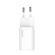 Sienas lādētājs Baseus CCSP020102 Super Si 25W Balts