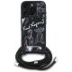 Karl Lagerfeld Crossbody Grained Pattern & Logo vāciņš iPhone 16 Pro Max - Melns | Phone Case Cover Black
