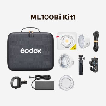 Godox ML100 Bi-color Kit 1 LED video gaisma