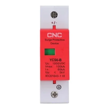 Устройство защиты от перенапряжений DC, 1P, класс B, 60-100 кА, 1000V DC