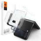 Samsung Galaxy Z Flip 4 (SM-F721) Spigen "EX Fit" + Hinge Film 2x Tempered Glass | Mini Displeja Aizsargstikls 2 gab. + Aizsargplēve Locījuma Vietai 2 gab.