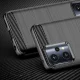 Чехол для Realme 9 Pro Carbon Case, гибкая TPU накладка, черный