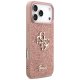 Guess Fixed Glitter Big 4G Phone Case Cover iPhone 17 Pro Max - Pink