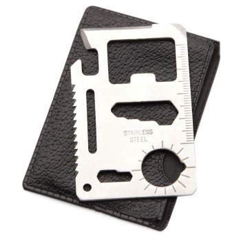 Survival izdzīvošanas karte – 11 funkciju daudzfunkcionāls rīks, kabatas nazis