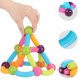 Magnētiskie Rotaļu Spēļu Bloki Bumbiņas Stienīši Konstruktors, 84 gab. | Magnetic Magic Blocks Bricks Balls