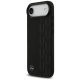 Чехол Mercedes Leather Laurel Leaves MagSafe для iPhone Air - Черный