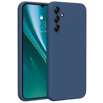 Чехол Etteri Silicone Case для Samsung Galaxy A34 5G, темно-синий