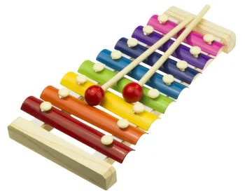 Koka ksilofons, attīstošs muzikālais instruments bērniem | Xylophone Educational Wooden Cymbals