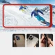 Vāciņš Samsung Galaxy A42 5G Hybrid Armor Clear 3 in 1, sarkans