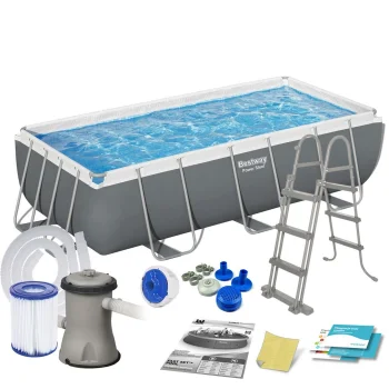 Bestway 56441 karkasa baseins 404 x 201 x 100 cm ar sūkni un piederumiem