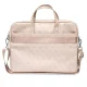 Guess Saffiano 4G Triangle Logo soma klēpjdatoram 16\", rozā