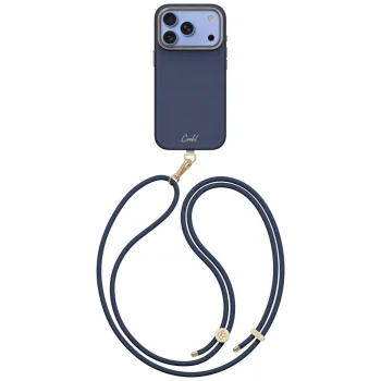 Чехол для телефона Uniq Coehl Mirelle Magnetic Charging для iPhone 18 Pro / 17 Pro, синий