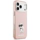 Karl Lagerfeld IML Aquarelle Choupette & Logo MagSafe Phone Case Cover iPhone 17 Pro Max - Pink
