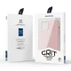 Dux Ducis Grit vāciņš iPhone 14 Plus, mākslīgā āda, MagSafe, rozā