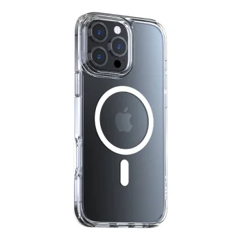 Чехол Torras Diamond-Mag для iPhone 16 Pro Max, прозрачный